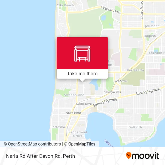 Mapa Narla Rd After Devon Rd