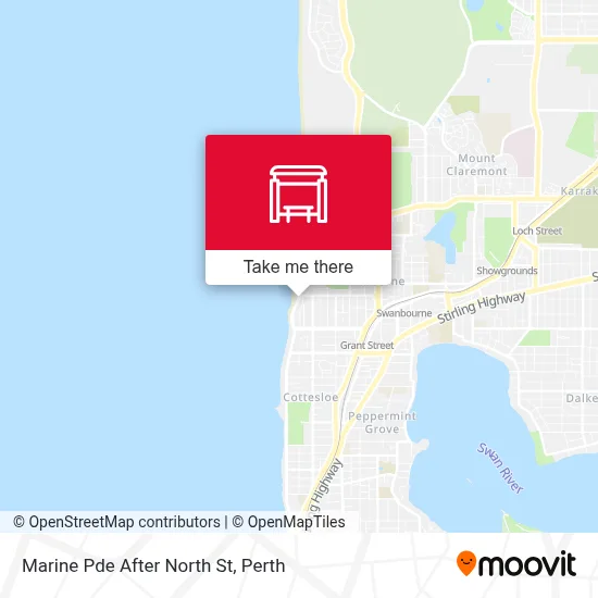 Mapa Marine Pde After North St
