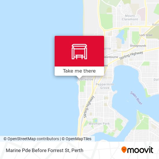 Mapa Marine Pde Before Forrest St