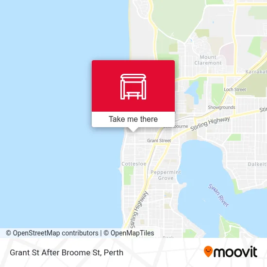 Mapa Grant St After Broome St