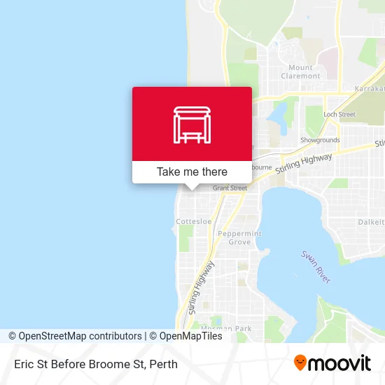 Mapa Eric St Before Broome St