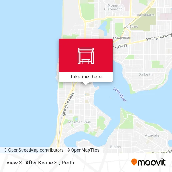 Mapa View St After Keane St