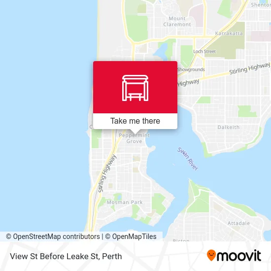 Mapa View St Before Leake St