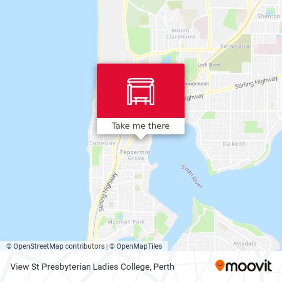 View St Presbyterian Ladies College map