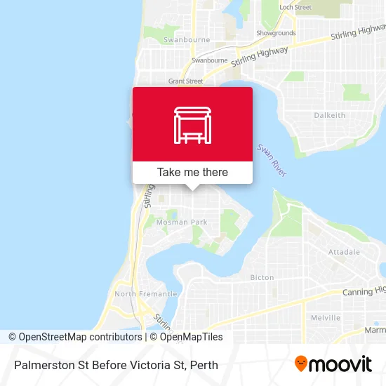 Mapa Palmerston St Before Victoria St