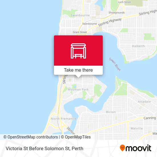 Mapa Victoria St Before Solomon St