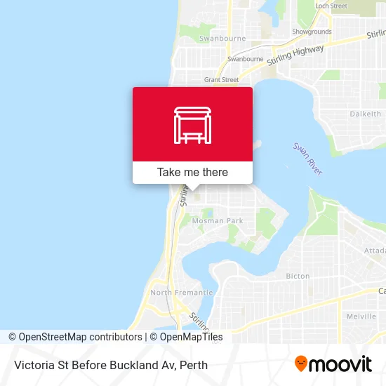 Mapa Victoria St Before Buckland Av