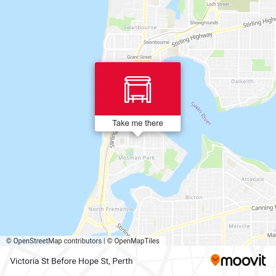 Mapa Victoria St Before Hope St