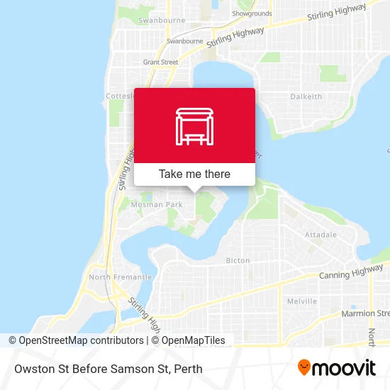 Mapa Owston St Before Samson St