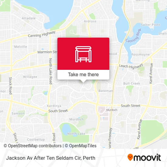 Mapa Jackson Av After Ten Seldam Cir
