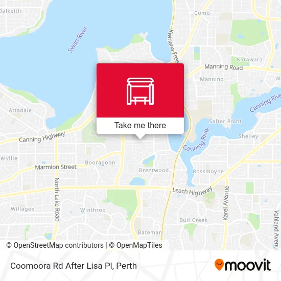 Mapa Coomoora Rd After Lisa Pl