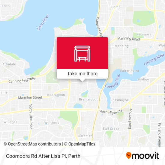 Mapa Coomoora Rd After Lisa Pl