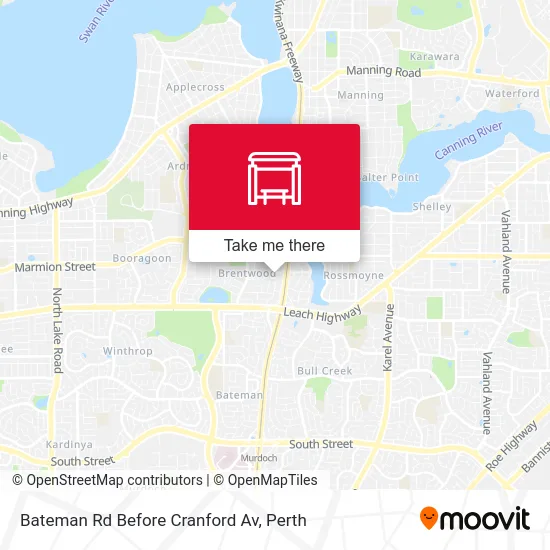 Mapa Bateman Rd Before Cranford Av