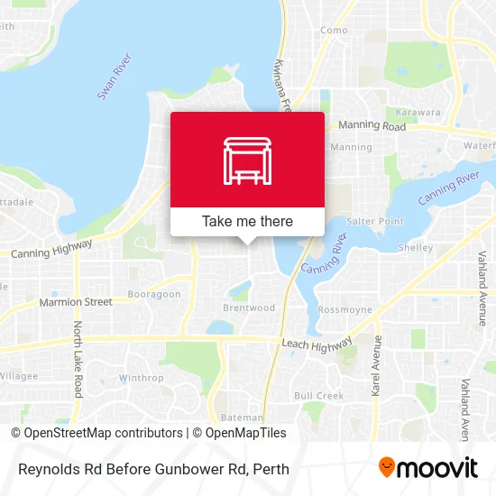 Mapa Reynolds Rd Before Gunbower Rd