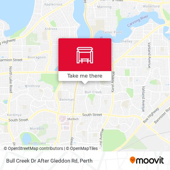 Bull Creek Dr After Gleddon Rd map
