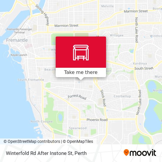 Winterfold Rd After Instone St map