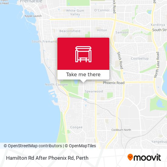 Hamilton Rd After Phoenix Rd map