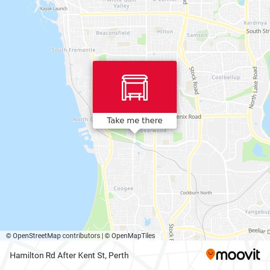 Hamilton Rd After Kent St map