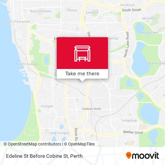 Edeline St Before Cobine St map
