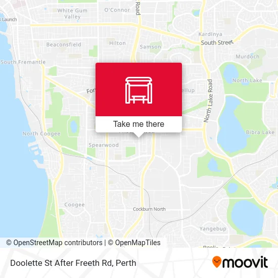 Mapa Doolette St After Freeth Rd