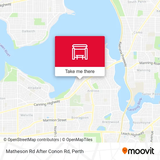 Mapa Matheson Rd After Conon Rd