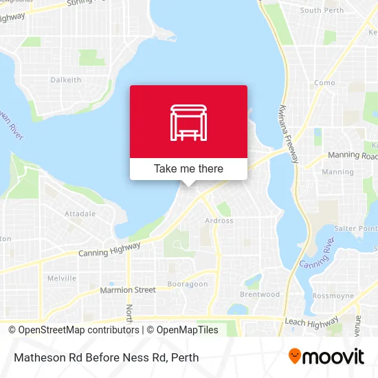 Mapa Matheson Rd Before Ness Rd