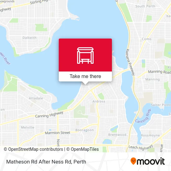 Mapa Matheson Rd After Ness Rd