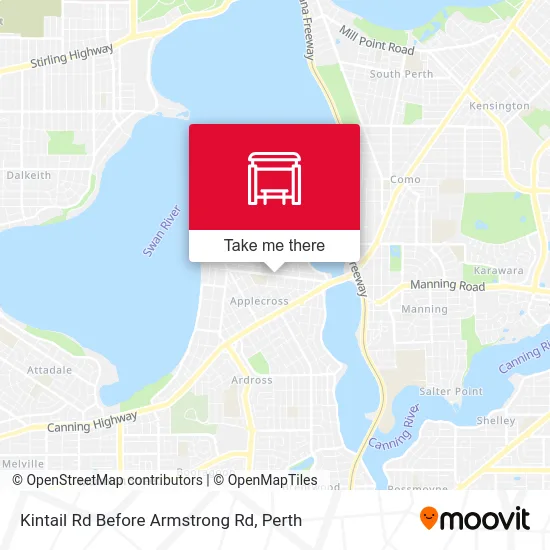 Mapa Kintail Rd Before Armstrong Rd