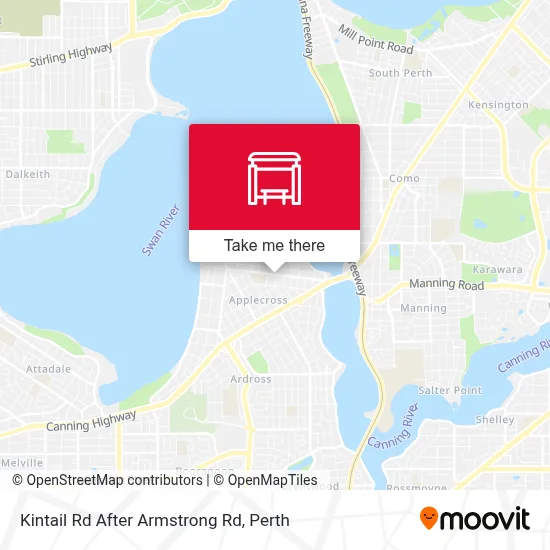 Mapa Kintail Rd After Armstrong Rd