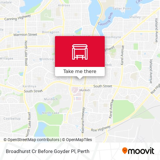 Broadhurst Cr Before Goyder Pl map