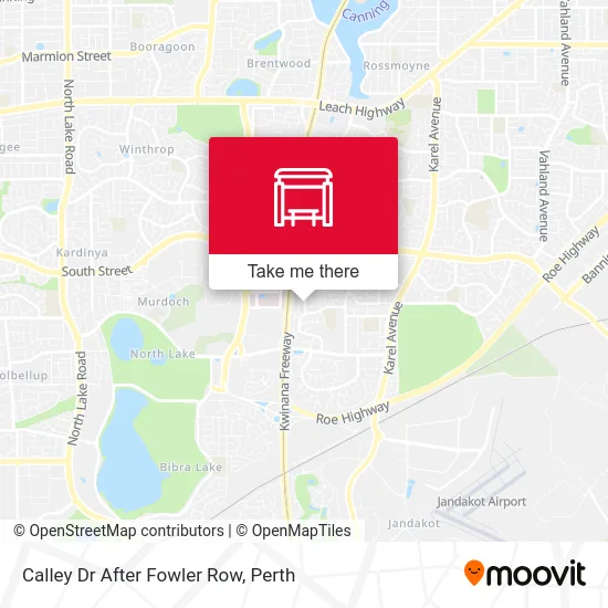 Mapa Calley Dr After Fowler Row