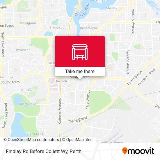 Mapa Findlay Rd Before Collett Wy