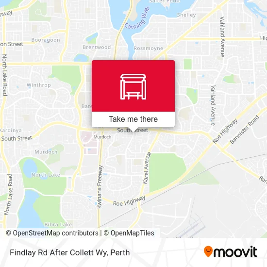 Mapa Findlay Rd After Collett Wy