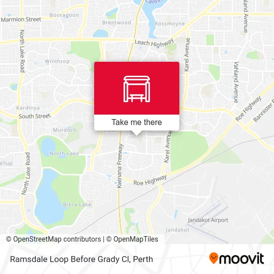 Mapa Ramsdale Loop Before Grady Cl