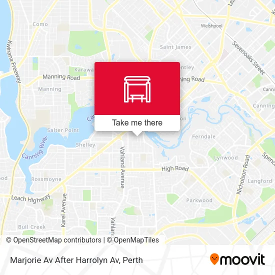 Marjorie Av After Harrolyn Av map
