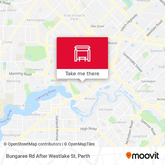 Bungaree Rd After Westlake St map