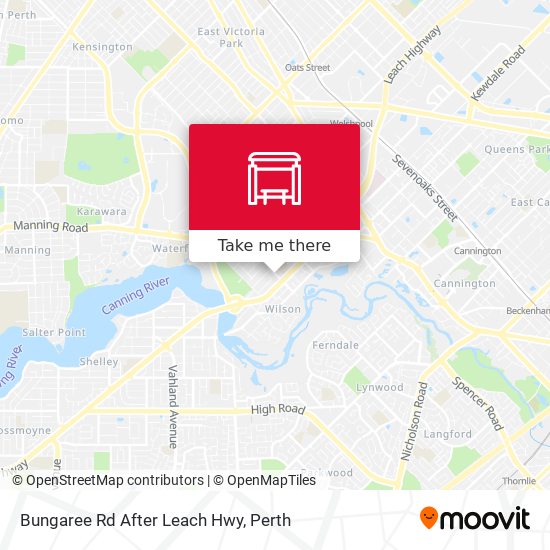 Bungaree Rd After Leach Hwy map