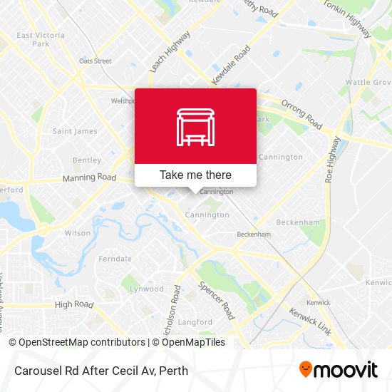 Carousel Rd After Cecil Av map