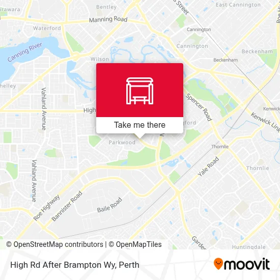 Mapa High Rd After Brampton Wy