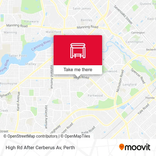 Mapa High Rd After Cerberus Av