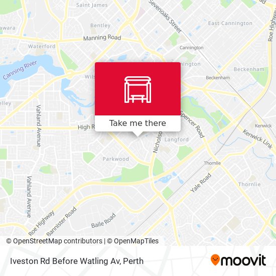 Iveston Rd Before Watling Av map