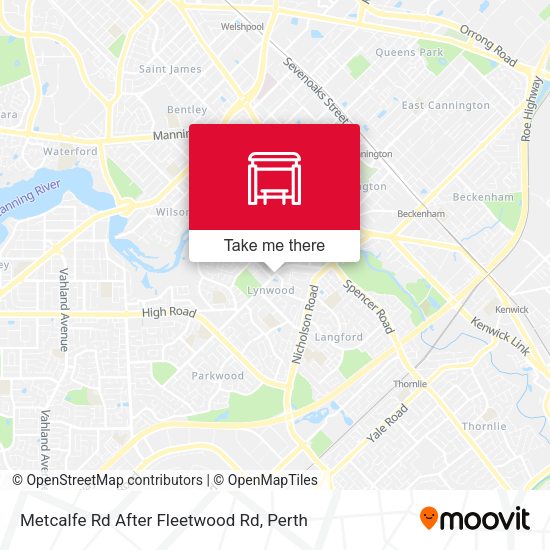 Metcalfe Rd After Fleetwood Rd map