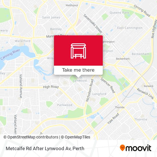 Metcalfe Rd After Lynwood Av map