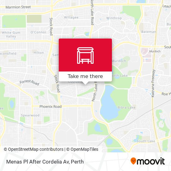 Menas Pl After Cordelia Av map