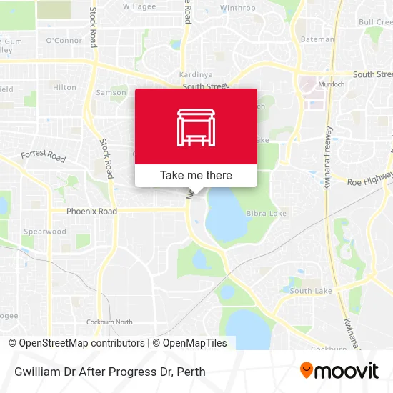 Mapa Gwilliam Dr After Progress Dr