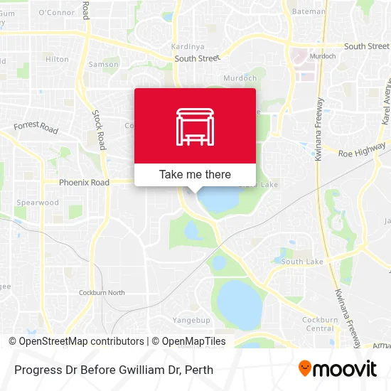 Mapa Progress Dr Before Gwilliam Dr
