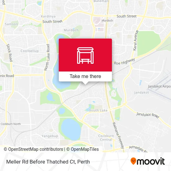 Mapa Meller Rd Before Thatched Ct