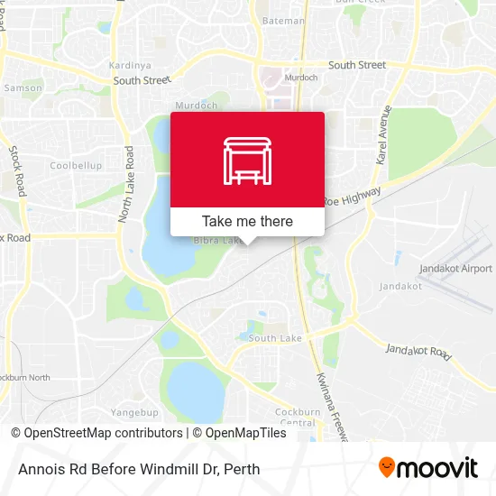 Mapa Annois Rd Before Windmill Dr