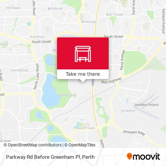 Parkway Rd Before Greenham Pl map