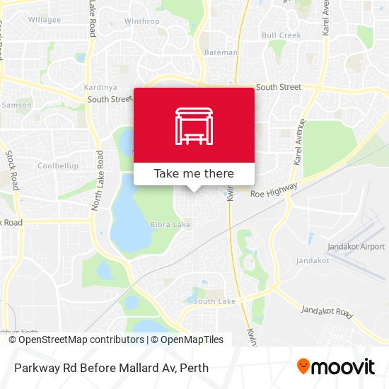 Parkway Rd Before Mallard Av map